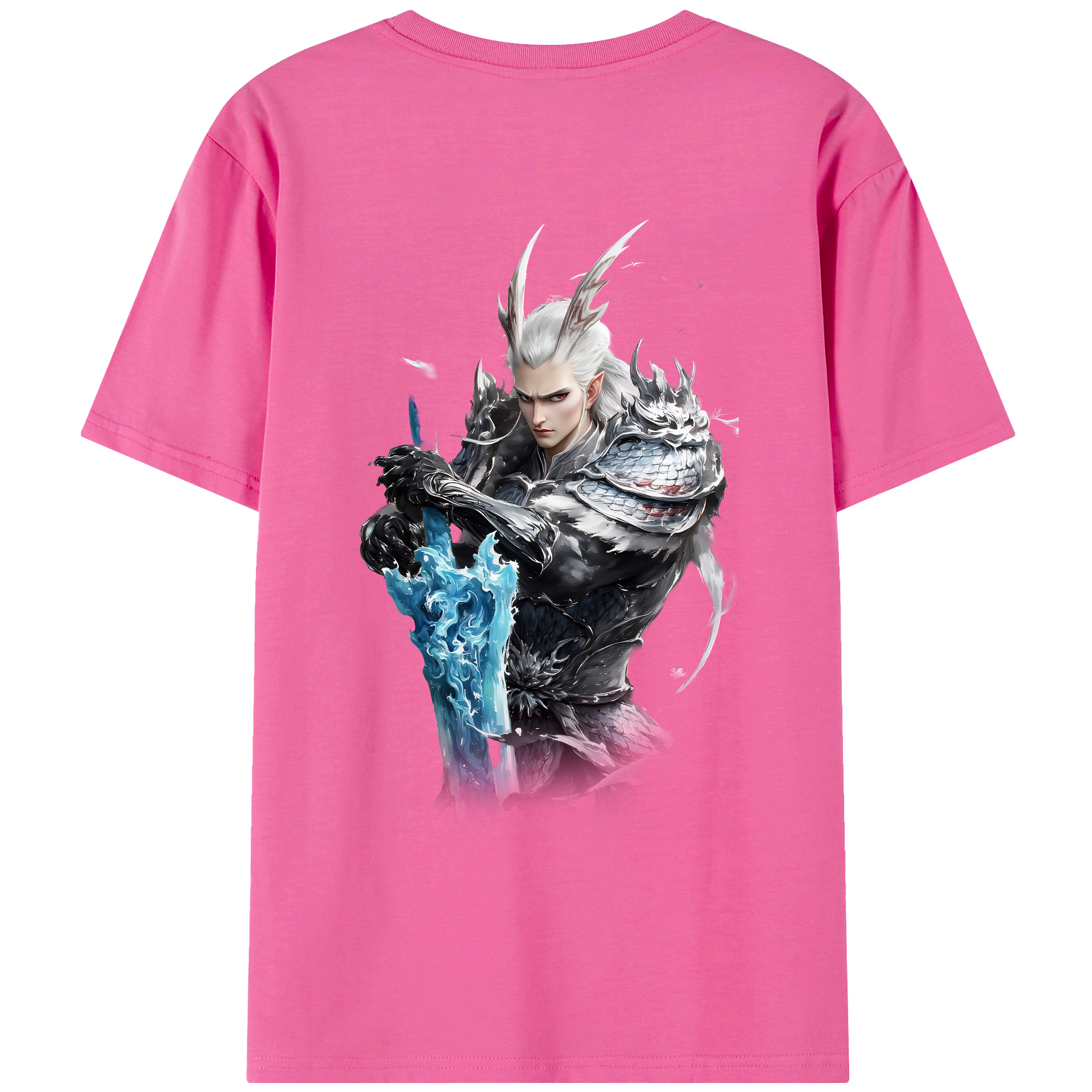 （画像用） Ne Zha 2 ナタ 魔童の大暴れ レディース半袖Tシャツ(バックプリント)